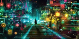 Banner zeigt die vielfältigen Möglichkeiten zur Interaktion bei der digitalen Reise eines Nutzers.